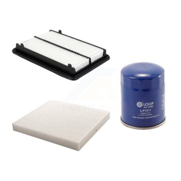 1x Air + 1x Cabin + 1x Engine Oil Filter Filter (3 Total) Kit For 2014-2020 Acura RLX KFM-104195