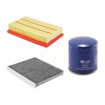 1x Air + 1x Cabin + 1x Engine Oil Filter Filter (3 Total) Kit For Volkswagen Jetta Taos KFM-104200