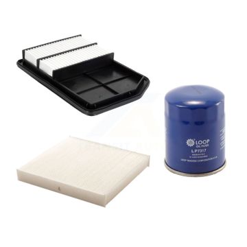 1x Air + 1x Cabin + 1x Engine Oil Filter Filter (3 Total) Kit For KFM-104201