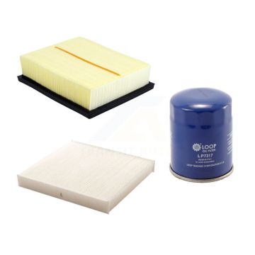 1x Air + 1x Cabin + 1x Engine Oil Filter Filter (3 Total) Kit For KFM-104202