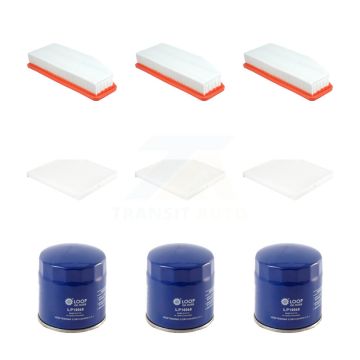 3x Air + 3x Cabin + 3x Engine Oil Filter (9 Total) Kit For 2019-2022 Jeep Cherokee 2.0L KFM-104239