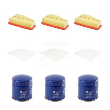 3x Air + 3x Cabin + 3x Engine Oil Filter (9 Total) Kit For 2019-2022 Jeep Cherokee 2.4L KFM-104240