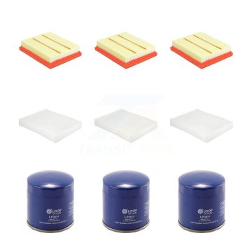 3x Air + 3x Cabin + 3x Engine Oil Filter (9 Total) Kit For Ford Escape Maverick Lincoln KFM-104251