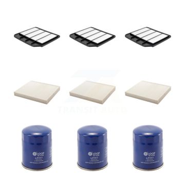 3x Air + 3x Cabin + 3x Engine Oil Filter (9 Total) Kit For INFINITI QX80 Nissan Armada KFM-104263