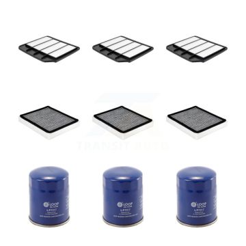 3x Air + 3x Cabin + 3x Engine Oil Filter (9 Total) Kit For 2016-2023 INFINITI QX80 KFM-104264