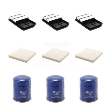3x Air + 3x Cabin + 3x Engine Oil Filter (9 Total) Kit For Mitsubishi Outlander PHEV KFM-104272
