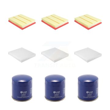 3x Air + 3x Cabin + 3x Engine Oil Filter (9 Total) Kit For 2019-2023 Ford Ranger 2.3L KFM-104274