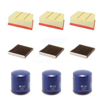 3x Air + 3x Cabin + 3x Engine Oil Filter (9 Total) Kit For Ford EcoSport KFM-104278
