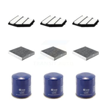 3x Air + 3x Cabin + 3x Engine Oil Filter (9 Total) Kit For 2019-2023 Nissan Altima 2.5L KFM-104281