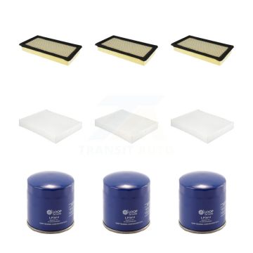 3x Air + 3x Cabin + 3x Engine Oil Filter (9 Total) Kit For 2020-2023 Ford Explorer 2.3L KFM-104295