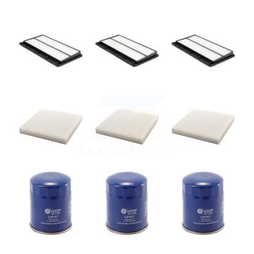 3x Air + 3x Cabin + 3x Engine Oil Filter (9 Total) Kit For Acura MDX Honda Pilot 3.5L KFM-104298