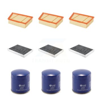 3x Air + 3x Cabin + 3x Engine Oil Filter (9 Total) Kit For Land Rover Range Evoque Sport KFM-104316