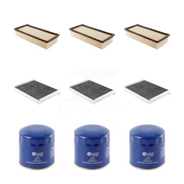 3x Air + 3x Cabin + 3x Engine Oil Filter (9 Total) Kit For Ford F-53 Motorhome Chassis KFM-104319