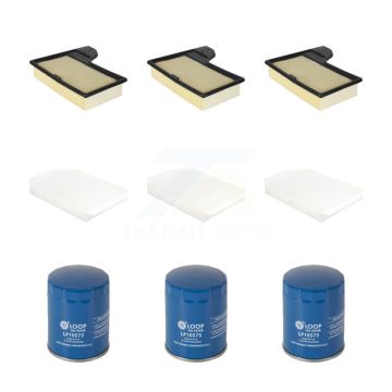3x Air + 3x Cabin + 3x Engine Oil Filter (9 Total) Kit For Ford Mustang KFM-104320