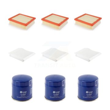 3x Air + 3x Cabin + 3x Engine Oil Filter (9 Total) Kit For 2015-2022 Ram ProMaster City KFM-104322