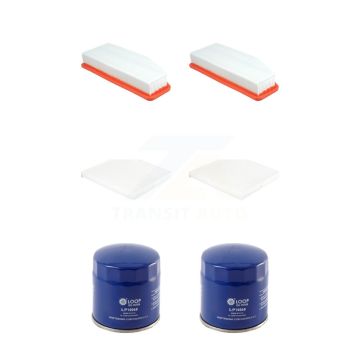 2x Air + 2x Cabin + 2x Engine Oil Filter (6 Total) Kit For 2019-2022 Jeep Cherokee 2.0L KFM-104330