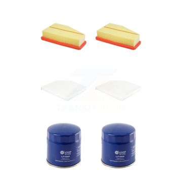 2x Air + 2x Cabin + 2x Engine Oil Filter (6 Total) Kit For 2019-2022 Jeep Cherokee 2.4L KFM-104331