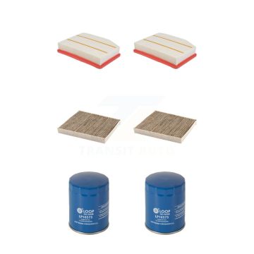 2x Air + 2x Cabin + 2x Engine Oil Filter (6 Total) Kit For GMC Chevrolet Silverado 1500 KFM-104332