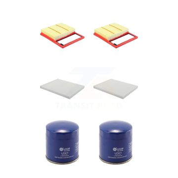 2x Air + 2x Cabin + 2x Engine Oil Filter (6 Total) Kit For Ford Fusion Lincoln MKZ SSV KFM-104345