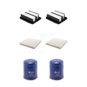2x Air + 2x Cabin + 2x Engine Oil Filter (6 Total) Kit For Honda Accord KFM-104349