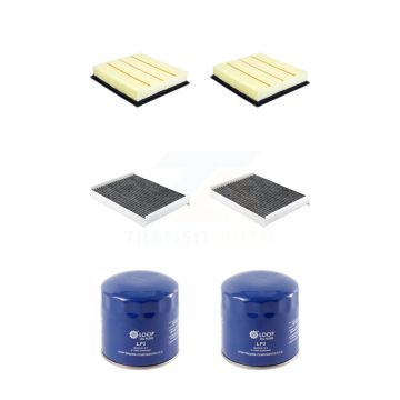 2x Air + 2x Cabin + 2x Engine Oil Filter (6 Total) Kit For Ford F-350 Super Duty F-250 KFM-104350