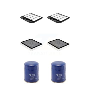2x Air + 2x Cabin + 2x Engine Oil Filter (6 Total) Kit For 2016-2023 INFINITI QX80 KFM-104355