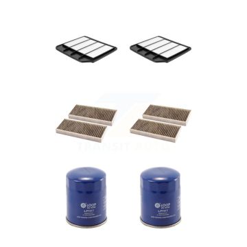2x Air + 2x Cabin + 2x Engine Oil Filter (6 Total) Kit For Nissan Armada Rectangular KFM-104356