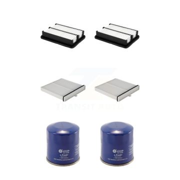 2x Air + 2x Cabin + 2x Engine Oil Filter (6 Total) Kit For Toyota Yaris iA Scion KFM-104359