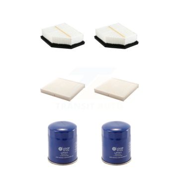 2x Air + 2x Cabin + 2x Engine Oil Filter (6 Total) Kit For Mitsubishi Outlander KFM-104362