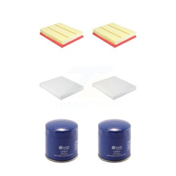 2x Air + 2x Cabin + 2x Engine Oil Filter (6 Total) Kit For 2019-2023 Ford Ranger 2.3L KFM-104365