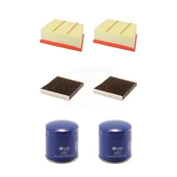 2x Air + 2x Cabin + 2x Engine Oil Filter (6 Total) Kit For Ford EcoSport KFM-104369
