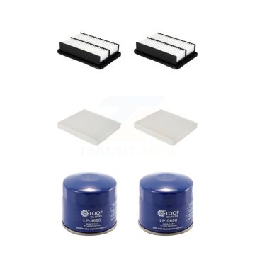 2x Air + 2x Cabin + 2x Engine Oil Filter (6 Total) Kit For Kia Seltos KFM-104370