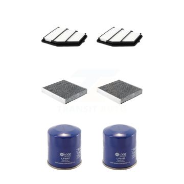 2x Air + 2x Cabin + 2x Engine Oil Filter (6 Total) Kit For 2019-2023 Nissan Altima 2.5L KFM-104372