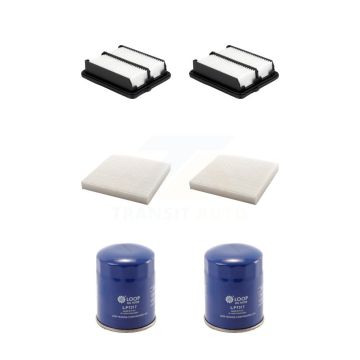 2x Air + 2x Cabin + 2x Engine Oil Filter (6 Total) Kit For 2010-2014 Honda Insight KFM-104375