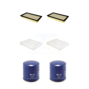 2x Air + 2x Cabin + 2x Engine Oil Filter (6 Total) Kit For 2020-2023 Ford Explorer 2.3L KFM-104386