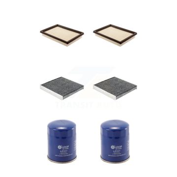2x Air + 2x Cabin + 2x Engine Oil Filter (6 Total) Kit For INFINITI Q70 Q70L M56 KFM-104396