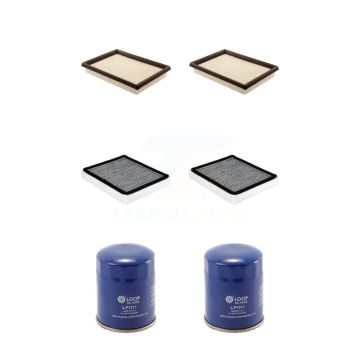 2x Air + 2x Cabin + 2x Engine Oil Filter (6 Total) Kit For INFINITI QX70 5.0L 2 Required KFM-104398