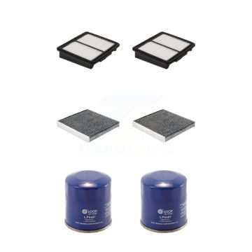 2x Air + 2x Cabin + 2x Engine Oil Filter (6 Total) Kit For INFINITI M37 Q70 Q70L KFM-104399