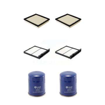 2x Air + 2x Cabin + 2x Engine Oil Filter (6 Total) Kit For 2019-2023 Subaru Forester KFM-104401