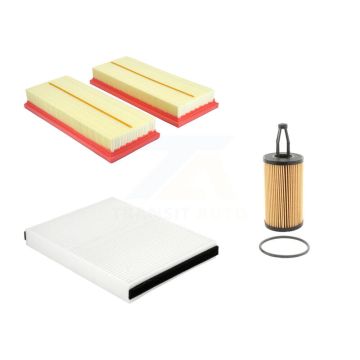 1x Air + 1x Cabin + 1x Engine Cartridge Oil Filter (3 Total) Kit For Mercedes-Benz ML550 KFM-104418