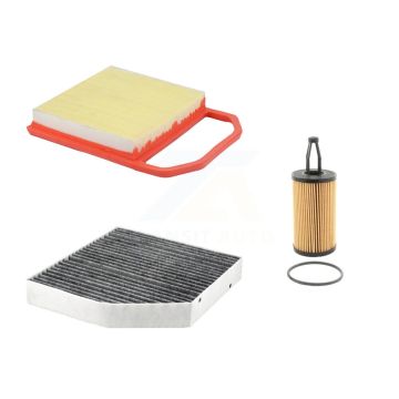 1x Air + 1x Cabin + 1x Engine Cartridge Oil Filter (3 Total) Kit For Mercedes-Benz C43 KFM-104422