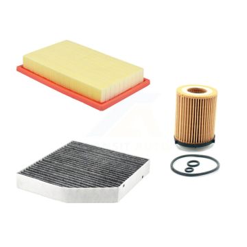 1x Air + 1x Cabin + 1x Engine Cartridge Oil Filter (3 Total) Kit For Mercedes-Benz C300 KFM-104424