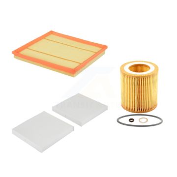 1x Air + 1x Cabin + 1x Engine Cartridge Oil Filter (3 Total) Kit For BMW X3 KFM-104431