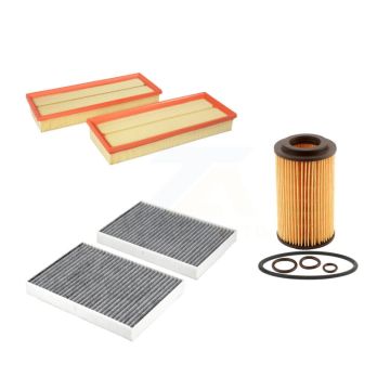 1x Air + 1x Cabin + 1x Engine Cartridge Oil Filter (3 Total) Kit For Mercedes-Benz S550 KFM-104442