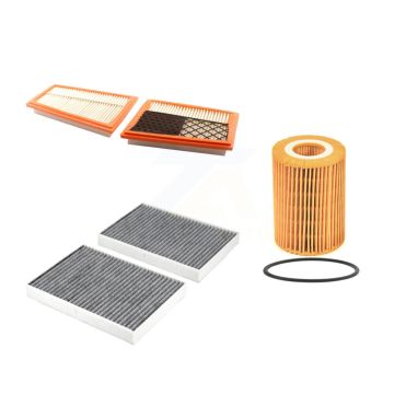 1x Air + 1x Cabin + 1x Engine Cartridge Oil Filter (3 Total) Kit For Mercedes-Benz S350 KFM-104443
