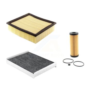 1x Air + 1x Cabin + 1x Engine Cartridge Oil Filter (3 Total) Kit For Ford F-150 2.7L KFM-104455
