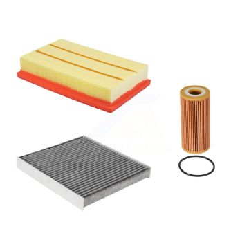 1x Air + 1x Cabin + 1x Engine Cartridge Oil Filter (3 Total) Kit For KFM-104459