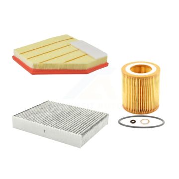 1x Air + 1x Cabin + 1x Engine Cartridge Oil Filter (3 Total) Kit For BMW 320i xDrive KFM-104469