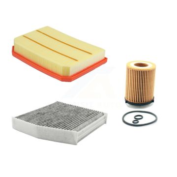 1x Air + 1x Cabin + 1x Engine Cartridge Oil Filter (3 Total) Kit For Mercedes-Benz CLA250 KFM-104480