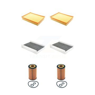2x Air + 2x Cabin + 2x Engine Cartridge Oil Filter (6 Total) Kit For Mercedes-Benz 2500 KFM-104484